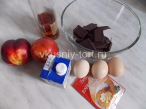 ингредиенты для шоколадного мусса