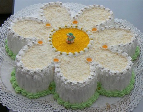 десерт в форме цветка