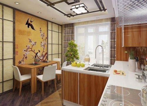 кухня в японском стиле